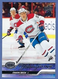 2023-24 Upper Deck Series 1 Young Guns OWEN BECK #214 Montreal Canadiens RC!!! - Picture 1 of 2