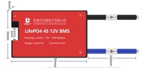 LiFePO4 BMS PCB 4S 12V 10A Daly Balanced Waterproof Battery Management System - Picture 1 of 11