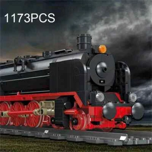 1173PCS Retro Creative Steam Train Building Block City Railway Track Train Brick - Picture 1 of 6