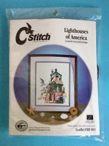 NUEVO Kit de punto de cruz contado Lighthouses of America folleto punto FHF 003 C - Imagen 1 de 6