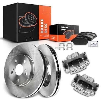 Rotores de freno de disco delanteros y pastillas de freno + pinza de freno para Lexus ES300 2002-2003 Foto 1 de 4
