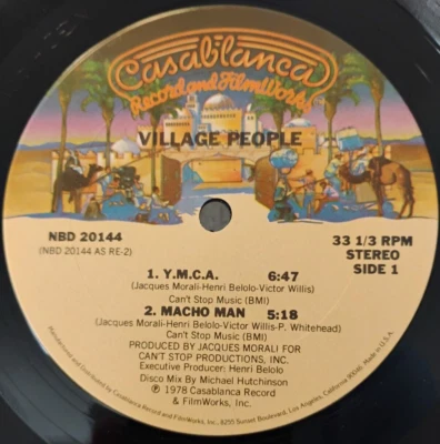 Village People - Y.M.C.A. / MACHO MAN - 12" - 1978  - EX Vinyl Foto 1 de 2