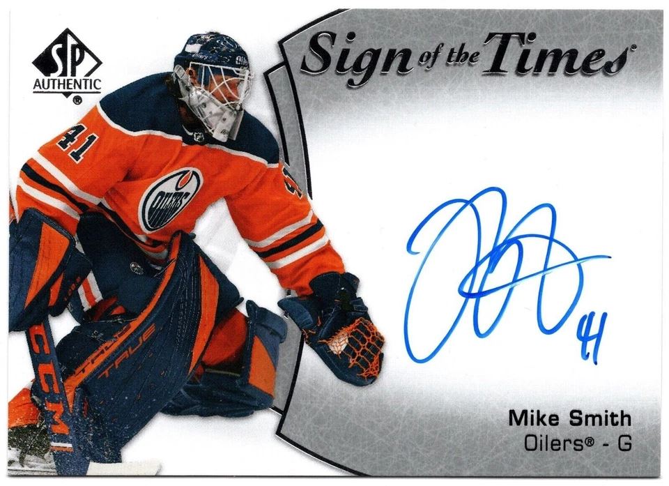 2021-22 Upper Deck SP Authentic Sign Of The Times MIKE SMITH #SOTT-SM UD Auto - Image 1 of 1