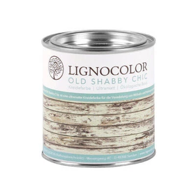 LIGNOCOLOR Kreidefarbe Old Shabby Chic Vintage Holz Möbellack Antik matt Ökologische Basis