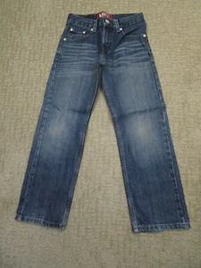 Levis 505 Jeans Boys 10 Blue Youth Straight Kid 25x25 Pants Dark Wash Outdoor - Picture 1 of 10