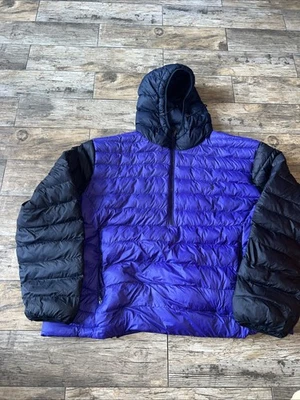 Custom Big & Tall Polo Ralph Lauren Pullover Puff Jacket Size 5XB purple/black  - Image 1 of 4