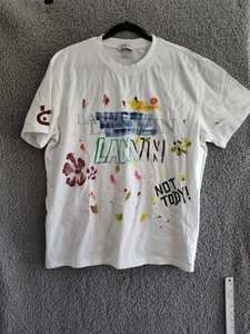 Lanvin Paris Today T-shirt Painted Splatter Logo - Picture 1 of 7