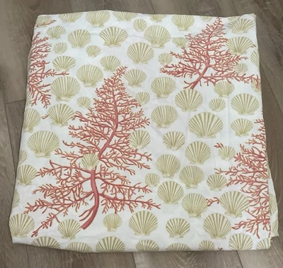 EDREDÓN DE GRANERO DE CERÁMICA ARRECIFE DE CORAL COSTERO / CAPARAZÓN DE VIEIRA REINA COMPLETA EXCELENTE USADO Foto 1 de 4