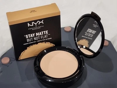 NYX PROFESSIONAL MAKEUP Stay Matte But Not Flat SOFT BEIGE POWDER FOUNDATION NEW - Image 1 of 4