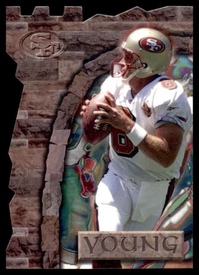 Collector's Edge Excalibur 1997 - Castillo Steve Young #12/750 Foto 1 de 2