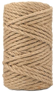 6MM Jute Rope,164Feet Strong and Heavy Duty Jute Twine, Brown Decoration Hemp... - Picture 1 of 6