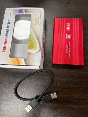 External Hard Disk Drive Backup Storage USB 3.0 2.5 Inch For PC B1M3 - Image 1 of 4