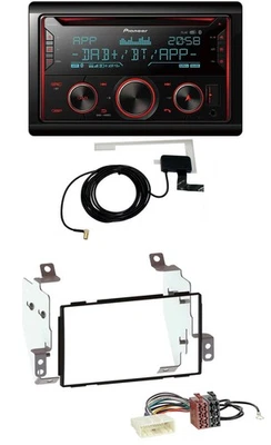 Pioneer 2DIN MP3 DAB USB CD Bluetooth Autoradio für Nissan Note (2005-2013) - Bild 1 von 4