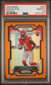 Panini Prizm Rashee Rice Rookie Orange 2023/249 #350 PSA 10 RC - Imagen 1 de 2