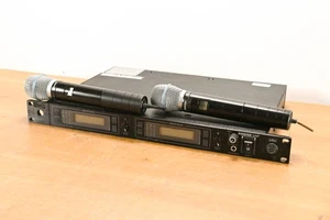 Shure U4D-J4 Wireless Receiver w/ two U2/BETA87A Handheld Mics - J4 Band CG01YHE - Afbeelding 1 van 19