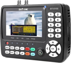 Satlink ST-5155 H.265 (10 Bit ) DVB-S/S2/T/T2/C Combo Messgerät - Bild 1 von 8