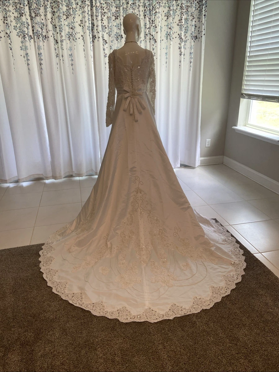 Vintage Alfred Angelo Wedding Dress In Wedding Dresses for sale | eBay