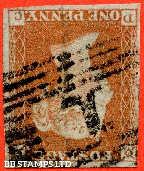 SG. 8wi. B1 (1)c. BS91. " DC ". 1d Red Brown. Plate 120. INVERTED WATERMA B61295 - Image 1 of 1