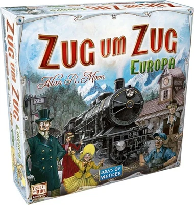 Asmodee Zug um Zug – Europa, Days of Wonder, Grundspiel, Familien-Brettspiel - Bild 1 von 4
