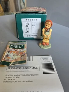 VINTAGE GOEBEL BERTA HUMMEL 1996 PROUD MOMENT FIGURE 3 " W BOX. - Picture 1 of 7