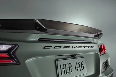 85544887 2023-2024 Corvette ZO6 Kit de alerón de mimbre humo transparente con logotipo de Jake Foto 1 de 4