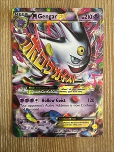Mega Gengar EX - XY166 - Pokemon XY Promo Ultra Rare Card LP/MP - Picture 1 of 2