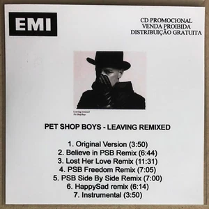 PET SHOP BOYS * LEAVING * BRAZIL 7 TRK PROMO * HTF! * ELYSIUM * TENNANT * LOWE - Picture 1 of 1