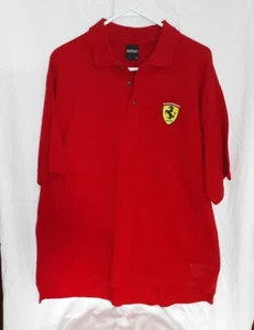 Ferrari Polo Shirt Men's Size X-Large - E33 - Picture 1 of 3