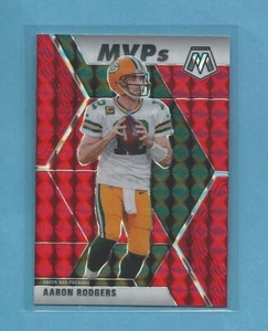 Aaron Rodgers 2020 Panini Mosaic Red Mosaic Prizm MVPs , #300 , Packers - Bild 1 von 2
