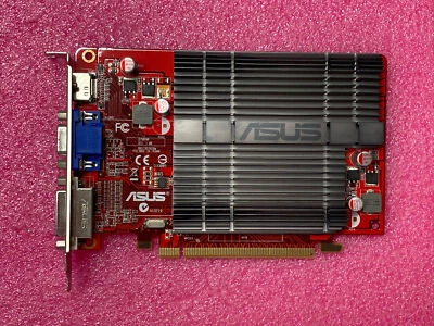 Asus Radeon HD 4350 silent PCI Express graphics card 512MB DVI HDMI VGA Tested - Image 1 of 4