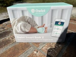 Moniteur bébé rechargeable sans fil Owlet Smart Sock 2 fréquence cardiaque niveau O2