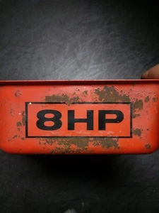 Original Gilson Unitrol Schneefräse 8 PS Stahl Riemenscheibe Abdeckung Riemenschutz VERALTET - Bild 1 von 5