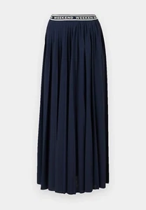 WEEKEND Max Mara Long Jersey Plissee Rock WE5771035106002 BLEU S/E25 - Bild 1 von 8