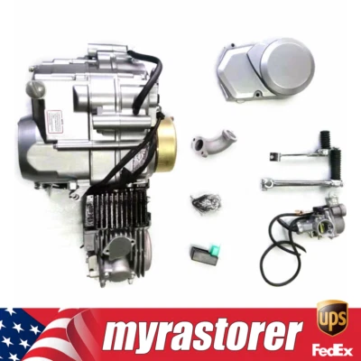 Motor de carreras 140cc 4 tiempos motor monocilíndrico para pit dirt bike Honda CRF50 Foto 1 de 4