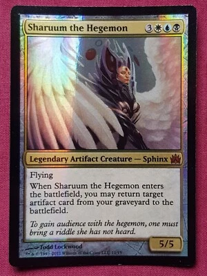 Magic The Gathering FROM THE VAULT LEGENDS FOIL SHARUUM THE HEGEMON FTV card MTG - Image 1 of 2