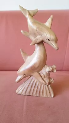  Delphine Holzskulptur Deko - Bild 1 von 4