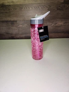 Living Solutions Reusable Double Wall Water Bottle Tritan Bottle 20oz BPA Free - Picture 1 of 5