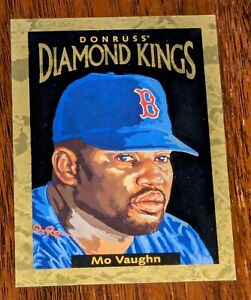 1996  Donruss   Diamond Kings  #'d   03012 /10000   Mo Vaughn   #DK-2   Red Sox