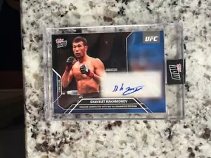 TOPPS NOW AUTO UFC 310 CARD 14/49 SHAVKAT RAKHMONOV #36A RIMANE IMBATTUTO - Foto 1 di 2