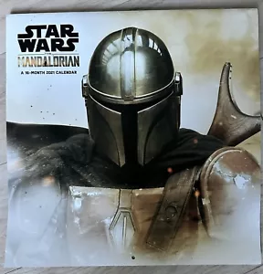 Calendario de pared Star Wars The Mandalorian 2021 16 meses 12x12 Disney DateWorks - Imagen 1 de 4