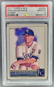 Mike Moustakas 2011 Topps Allen & Ginter Glossy RC PSA 10 #'d /999 #AGS3 Rookie - Picture 1 of 3