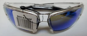 Bullhead Maki Blue Mirror Anti Fog Crystal/Clear Safety Glasses Ballistic Sun B3 - Picture 1 of 2