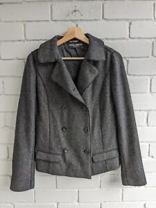 Dolce And Gabanna Grey Cashmere Blazer Jacket Italian Size 40 UK Size 8