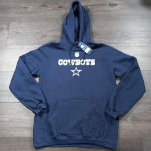 Sudadera con capucha Reebok NFL Dallas Cowboys para hombre talla grande azul nueva - Imagen 1 de 5