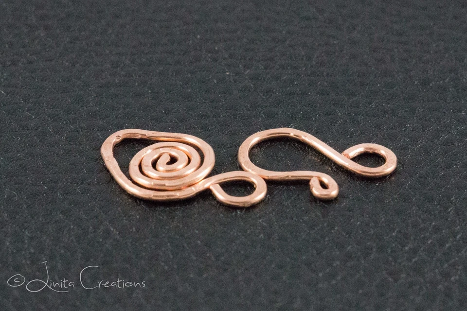 5 Handmade Copper Clasp & Hook Sets by LiNiTa creations - Image 1 of 4
