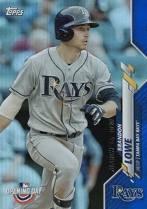 Brandon Lowe 2020 día de apertura lámina azul #165 rayos QTY disponible - Imagen 1 de 1