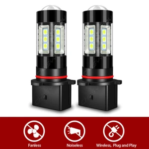 For Chevy Suburban 2015-2020 2x 12278 PSX26W LED Fog Light Bulbs 6000K White - Picture 1 of 8
