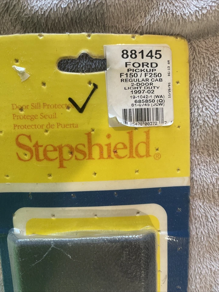 自动 VENSHADE STEPSHIELD 门保护器 福特皮卡 F-150 双门 97-02 — 第 1/3 张图片