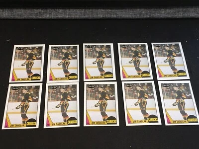 1987-88 O-Pee-Chee Hockey Jim Sandlak #264 Rookie Card Lot of 10 - Image 1 of 4