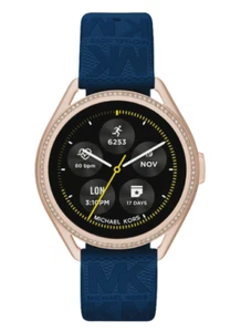 Reloj inteligente Michael Kors Access para mujer Gen 5E MKGO con pulsera de goma en azul - Imagen 1 de 3